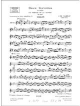 2 Gavottes - RAMEAU - Partition - Violon